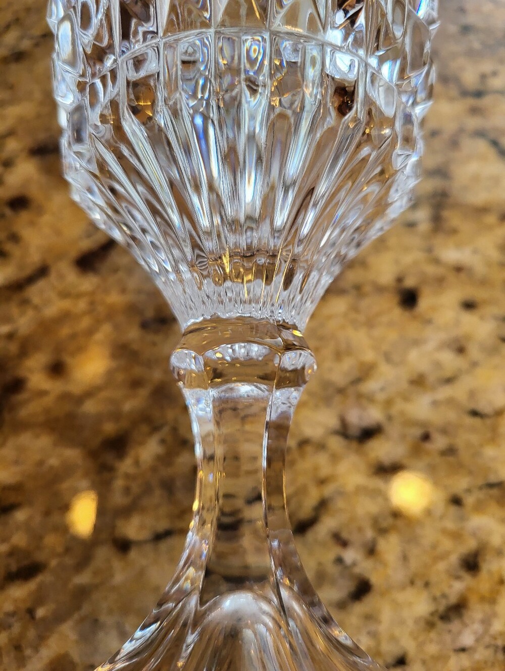 Fostoria Heritage Clear Goblet Wine Glasses - Set of 2 7.25 x 3.25 Inches - Picture 9 of 10
